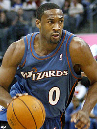 Gilbert Arenas and the Washington Wizards look to advance further in the playoffs when they roll around in April.  (AP Photo)
