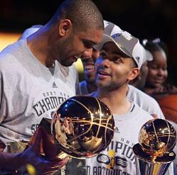 In order to repeat as NBA Champs, the San Antonio Spurs must get through a difficult first round playoff series with the Phoenix Suns.  (Photo Courtesy of Ronald Martinez/Getty Images)