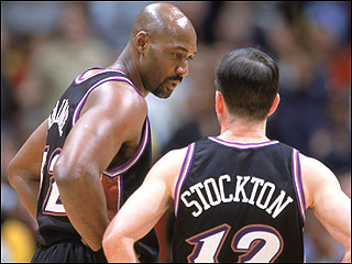 Karl Malone & John Stockton - one of the greatest tandems in NBA History!